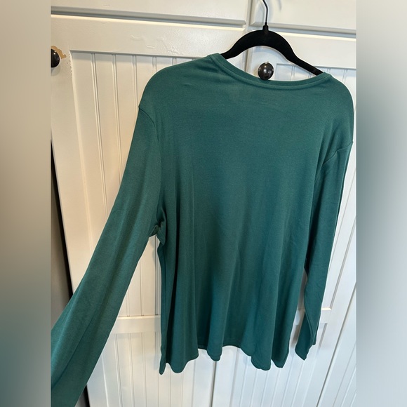 Lane Bryant Classic Long Sleeve Crewneck in Forest Green NWT Size 18/20 2X - Picture 7 of 8